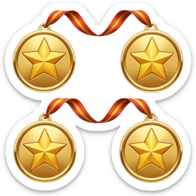 5.cilik madalyası sticker