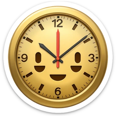 I want a clock it emoji  sticker