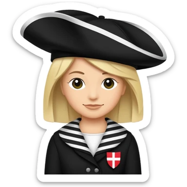 Emoji hermine du drapeau breton. Ne modifie par le design, je veux juste l'hermine en noir. Je te parle du petit symbole, livre le moi en style graphique  sticker