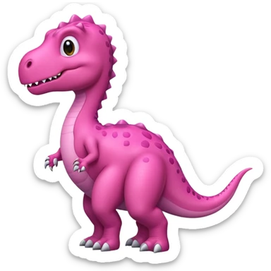 Dinosaurio rosa sticker