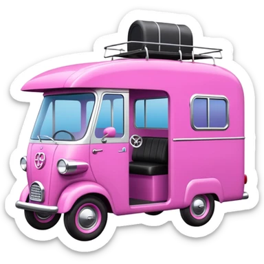 Ultra hotrod Haunted Barbie dream house Caravan motorbike tuk tuk  sticker
