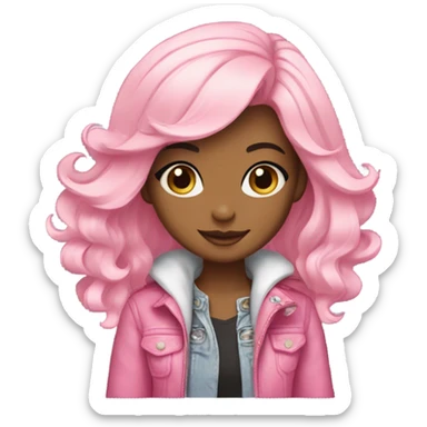 Cute pink it girl stickers  sticker