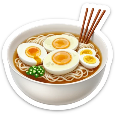 simple naengmyeon with half a boiled egg on top, no extra toppings, no chopsticks sticker