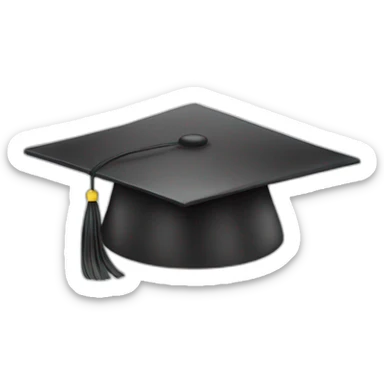 further education in HR style with Mortarboard sticker