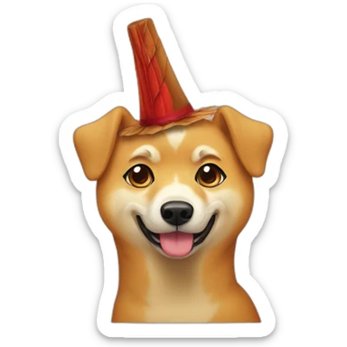 doge turkey theme sticker