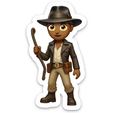 Me as Indiana jones sticker