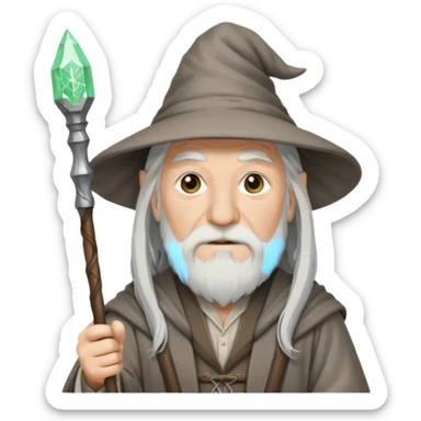 Hi I need a emoji for team of staff engineers, something like gandalf with staff but also depict its engeering sticker