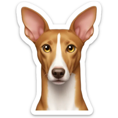 Rainbow Podenco marrón sticker
