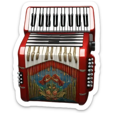 Erlandskian Hylian Accordion Instrument sticker