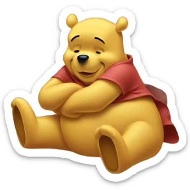 Good night Winnie the pooh sticker