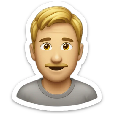 Chat poil long sticker