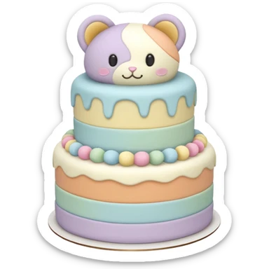 JELLYCAT CAKE sticker