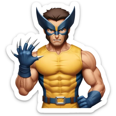 Wolverine X-men sticker