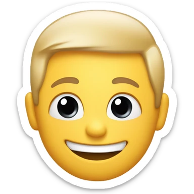 Happy emoji with ok hand sign  sticker