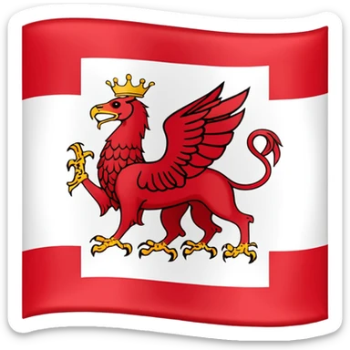 Flag of Rokiškis sticker