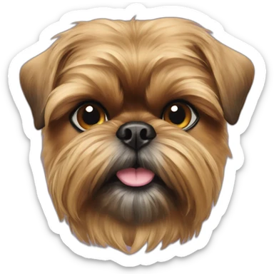 brussels griffon sticker