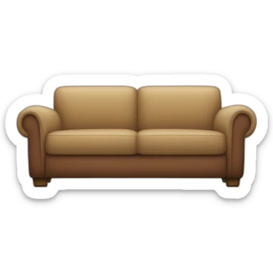 Double-decker couch sticker