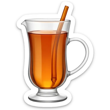 Turkish tea glass in “ince belli bardak” without the stand sticker