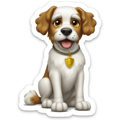 Brussels griffin dog  sticker