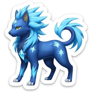 Luxray-Suicune-Amaura-Manectric-fusion sticker