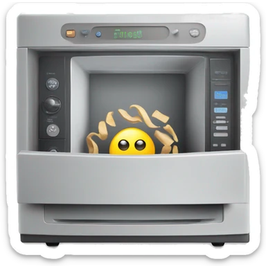 create a mix combo of microwave oven, blender, dishwasher  sticker