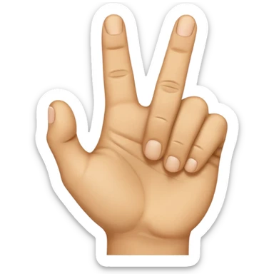 "A hand emoji gesture where the fist is closed, and the thumb is poking out between the index and middle fingers." 👊 sticker