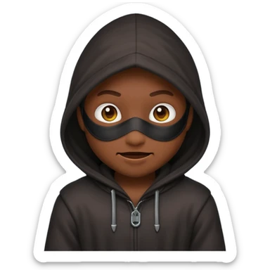 a thief emoji sticker