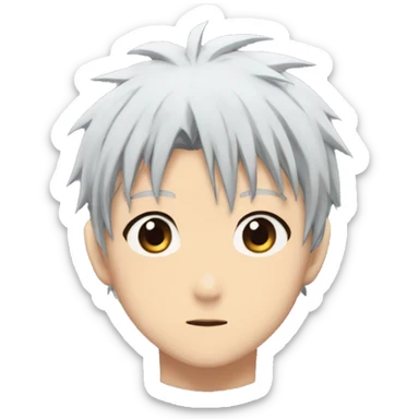 anime character from jujutsu kaisen megumi sticker