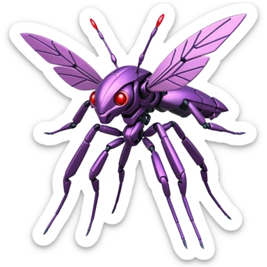 Vikavolt-Genesect-fusion sticker