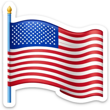 usa flag sticker