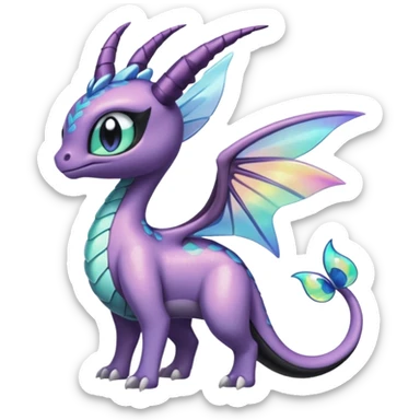Meloetta-Cresselia-Palkia-Spyro-Toothless-Stitch-Fakémon-creature-hybrid sticker