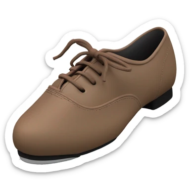 Jazz shoes for dance brown sticker