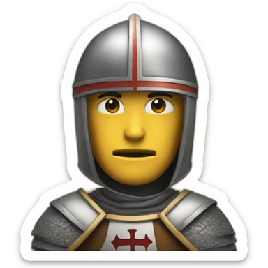Crusader sticker