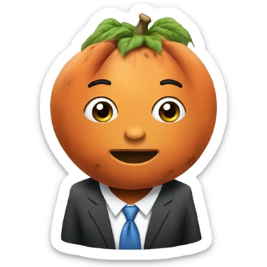 I want to showcase sweet potato doing a meeting sticker
