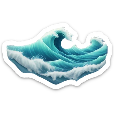 Ocean waves  sticker