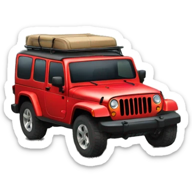 jeep inthe mountains sticker