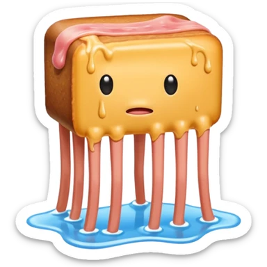 spam melting land surreal - surreal Salvador Dali – The Elephant long legs sticker