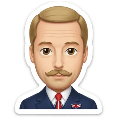 Prince George Duke Of Kent 4th Son of King George V sticker