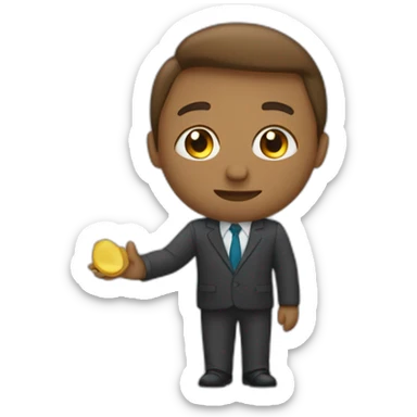 Humain qui fait doigt d’honneur sticker