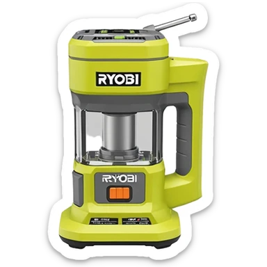 ONE+ 18V Cordless Compact Fixed Base Router RYOBI with gray with battery  sticker