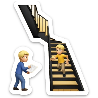 Eli figures out the clues to escape but rex rips the paper because he didn't want them to get out. And they figure out the code because they were being smart and using their brains. It takes place in the Yellow Room, the stairwell. Which gives a nerverackng scared vibe. sticker