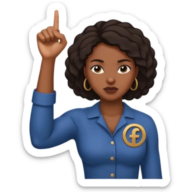 this is just a fucking white girl what this has to do with intersectional femnisim?
I need a raised fist of a black women including smybol (like female symbl) of feminism  sticker