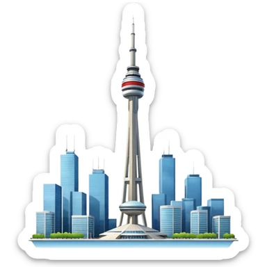 Cn tower sticker