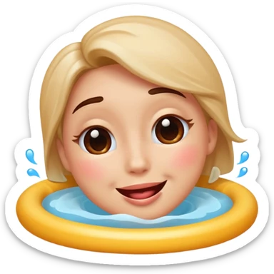 A single emoji that's feeling a whirlpool of happiness. Blushing and feeling in love. Grinning and smiling and making a kissy face. Something sweet and perfect to send to someone you love. Not a familiar love something deep and profound. Something unique. sticker