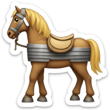 trojan horse sticker