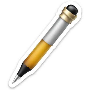 glass dip pen sticker