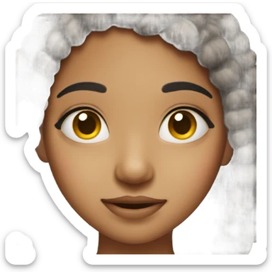 A hyperpigmentation girl sticker