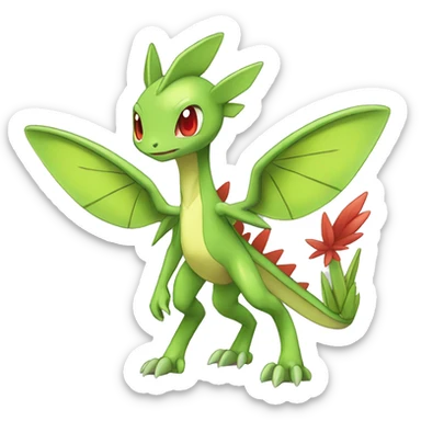  Sceptile-Celebi-Flygon-Fakemon full body sticker