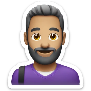 iPhone 14 Pro purple sticker