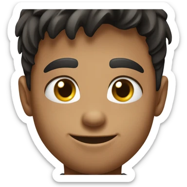 smiling boy in casual shirt playing rugby all blacks  sticker